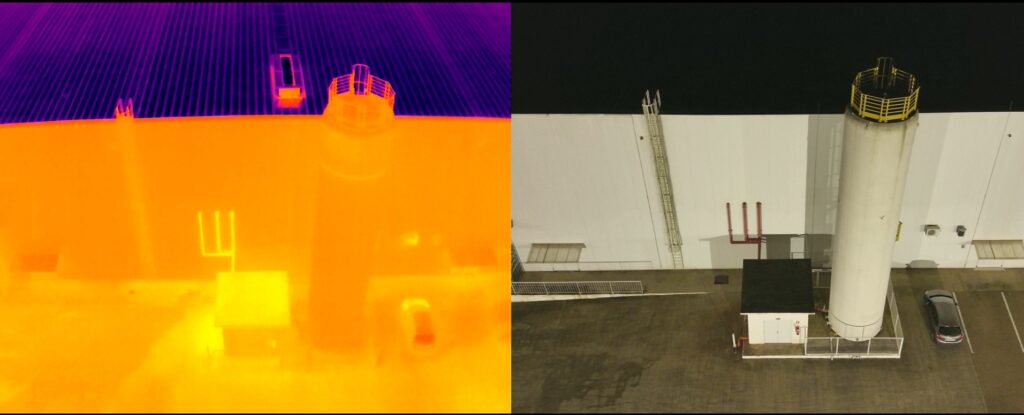 Imagem térmica Tubulação